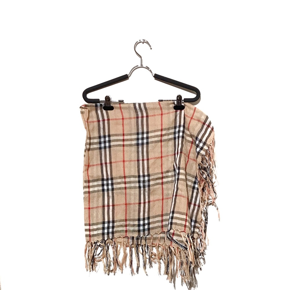 🔥2/$20 Plaid beige blanket scarf